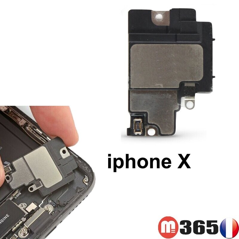 iphone X  HAUT PARLEUR EXTERNE Buzzer / Sonnerie / iphone Xs (non haut-parleur d'oreil !!)