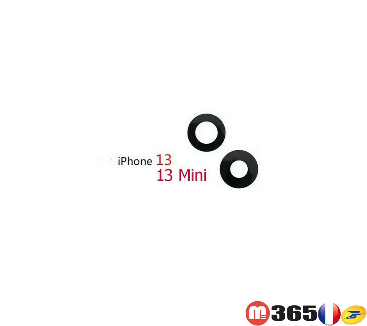 iPhone 13  LENTILLE VERRE appareil photo verre camera arriere