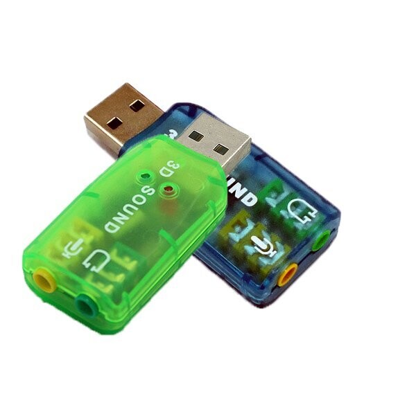 carte son usb Adaptateur Carte Son externe USB 3D Stéréo 5.1 carte son externe