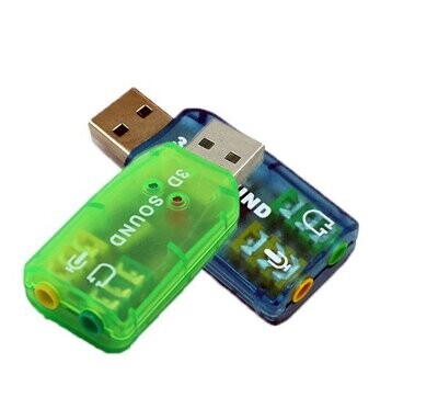 carte son usb Adaptateur Carte Son externe USB 3D Stéréo 5.1 carte son externe