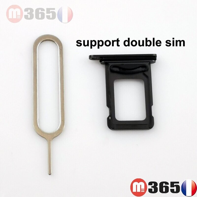 iphone 11  TIROIR carte SIM double ( caddy SIM TRAY)