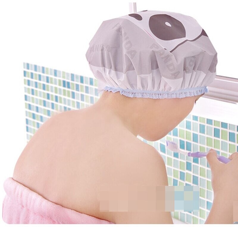 Bonnet de douche panda / bonnet de bain / chapeau de chef cuisine