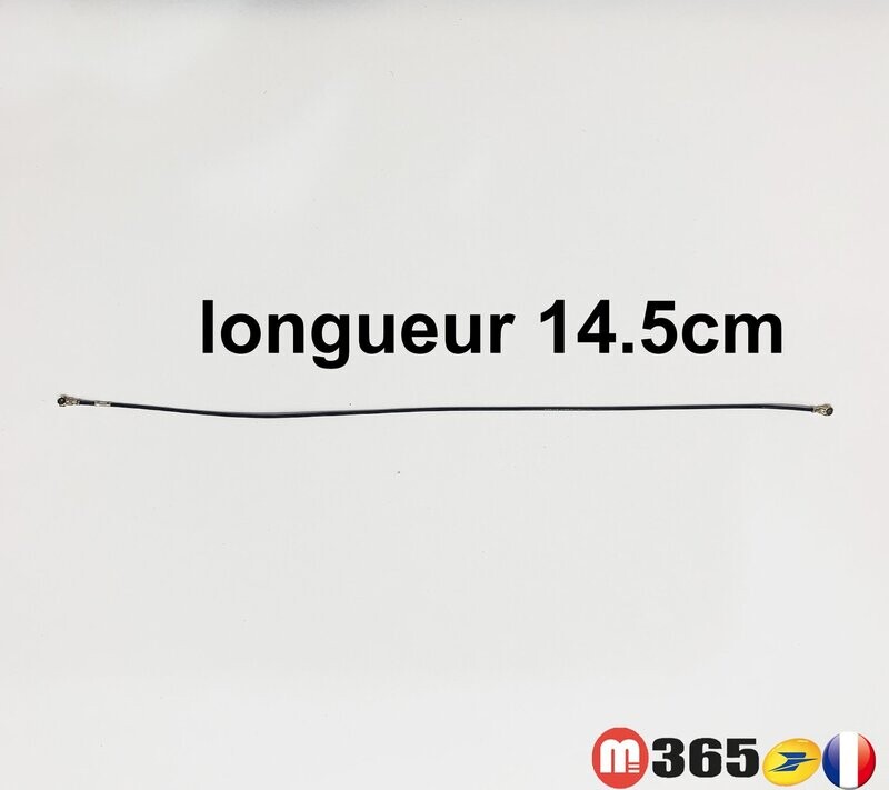 14.5cm huawei p20pro  cable coaxial antenne reseau Connecteurs double extrémité