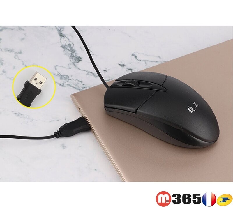 SOURIS OPTIQUE d'ordinateur Mouse cable 125cm