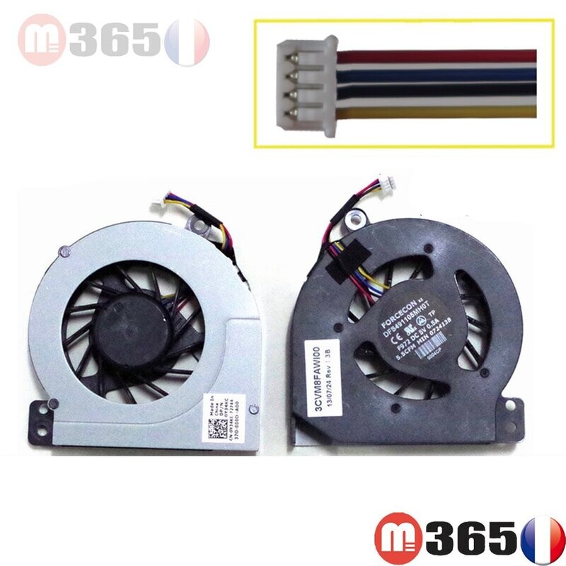 VENTILATEUR pour dell vostro 1014 1015 1088 fans ventilateur refroidisseur