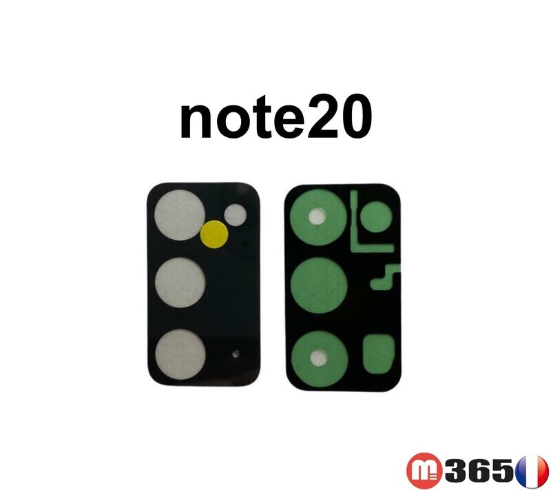 samsung note20 LENTILLE VERRE de appareil photo samsung note 20