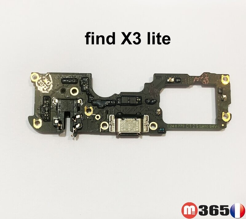 oppo find x3 lite connecteur chargeur microphone jack audio femelle module dock