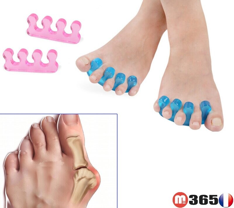 Correcteur de chevauchement d'orteils pour adulte Pied gros orteil correction