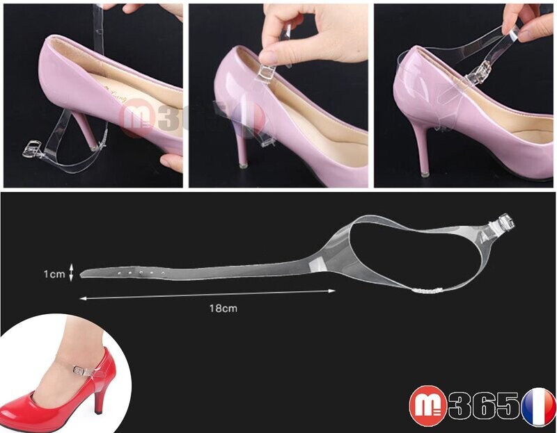 lacet transparent pour fixer votre chaussure haut talon cordons de souliers