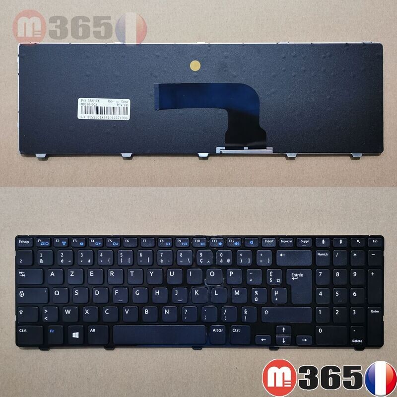 clavier format français azerty dell 15R m531r 5535 5521 5537 3537 15VR-4526