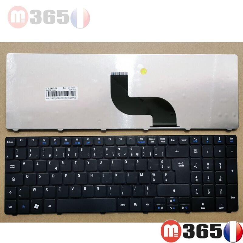 clavier format français azerty acer 5745 5741 5750 5810 5552 5336 5820 5410 5736