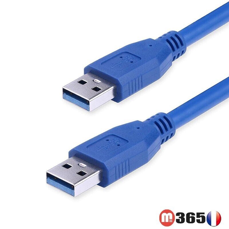 Câble USB  Mâle vers usb Mâle CABLE CORDON RALLONGE USB