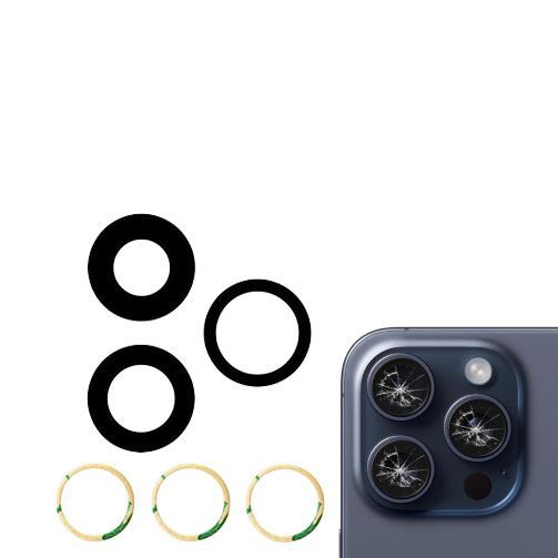 iPhone 15 promax  LENTILLE VERRE appareil photo verre camera arrière