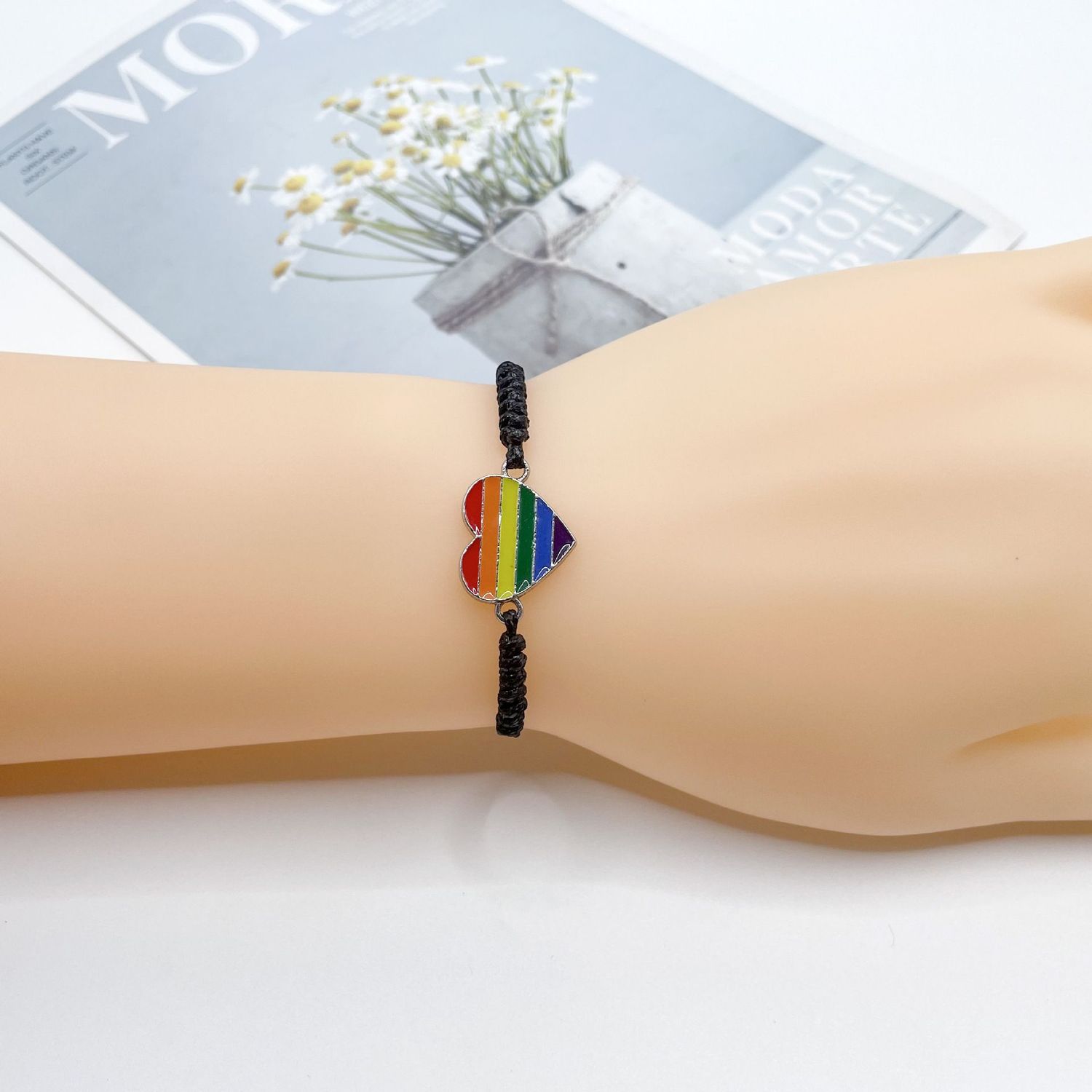 Bracelet Arc-En-Ciel LGBT arc en ciel 3 couleurs aux choix