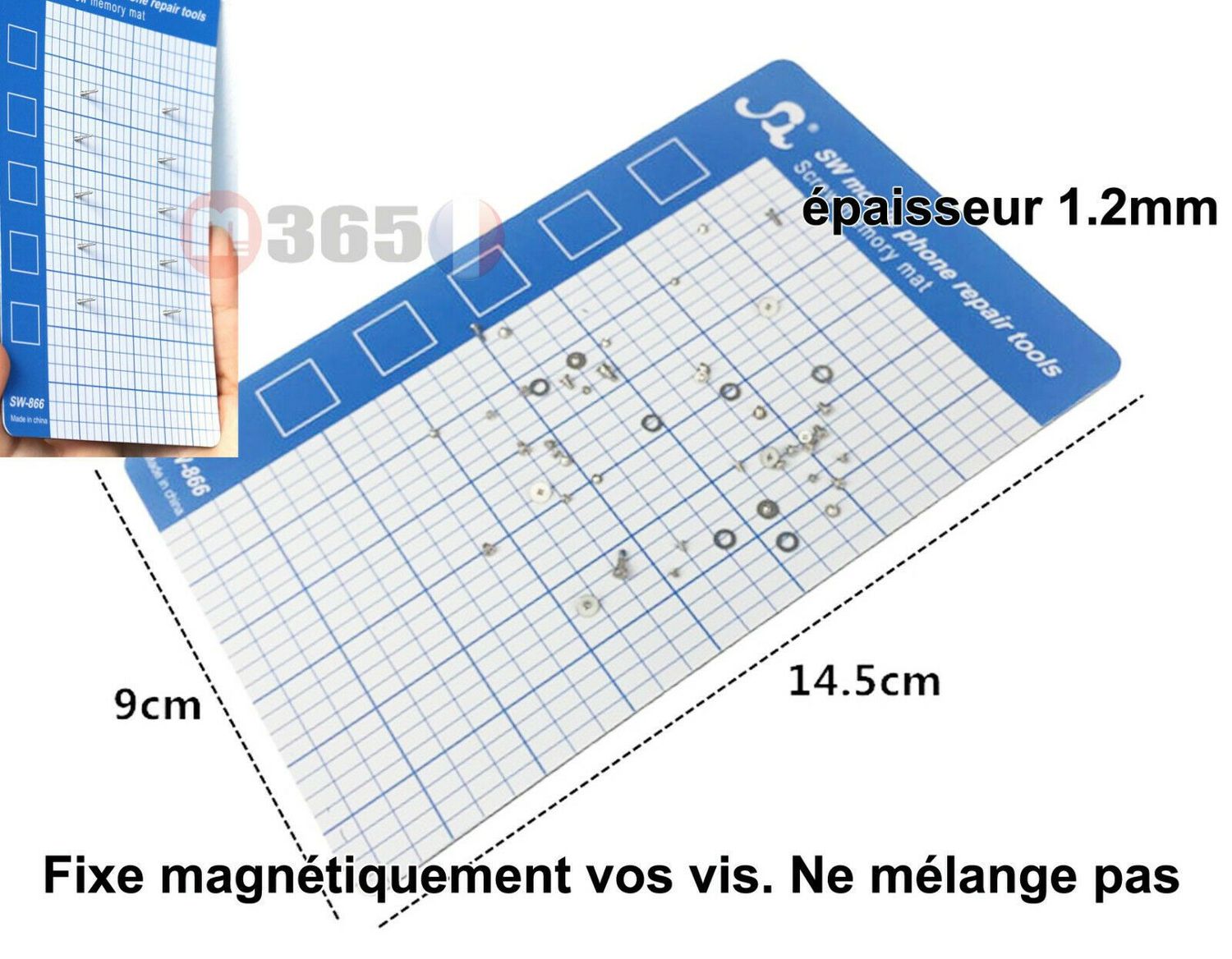 outil magnétiquement fixer vis magnétique tableau aimanté pour vis téléphone