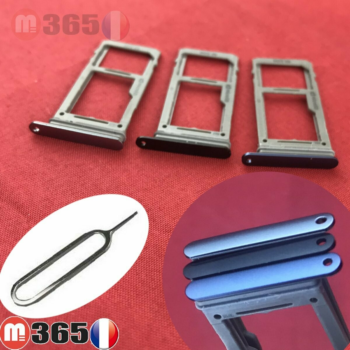 TIROIR CARTE SIM samsung s9 s9plus ( caddy SIM TRAY) support sim