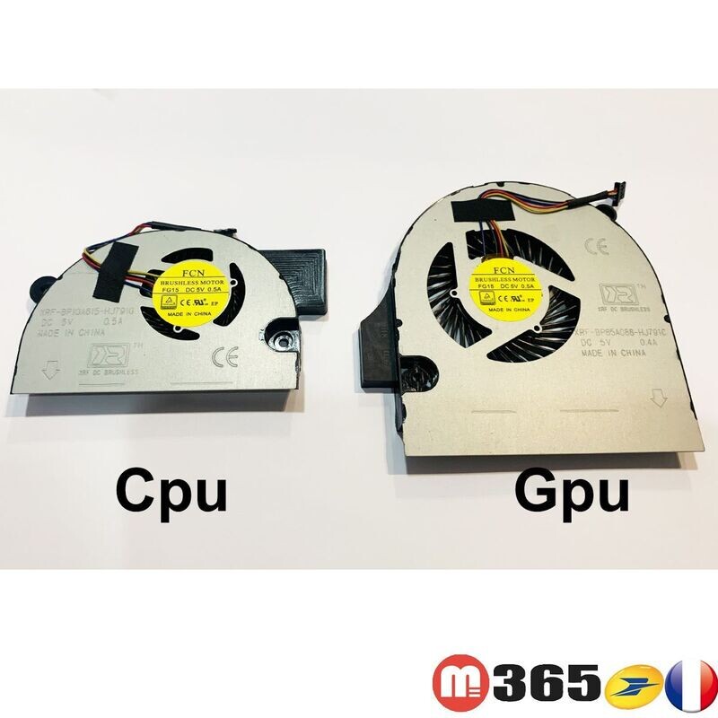 ventilateurs de refroidissement CPU et GPU pour Acer Aspire VN7-791G 791 VN7-792G