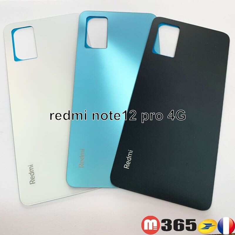 COQUE CACHE BATTERIE redmi note12 pro 4G couvercle arriere façade