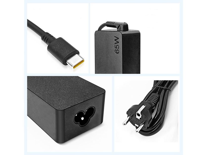 Chargeur Alimentation 65w type-c pour ordinateur lenovo 3.25A 20V / 3A 15v