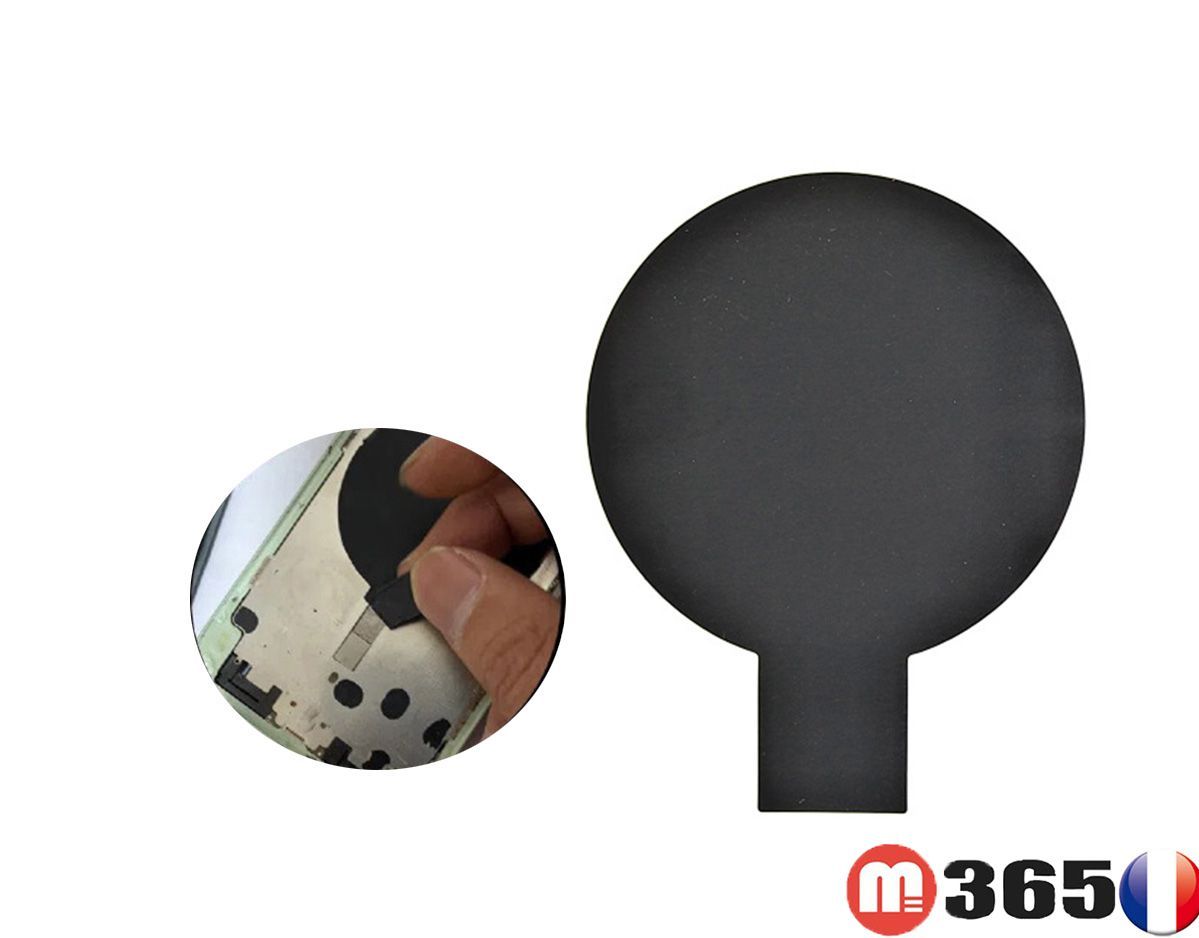 lot de 20 autocollant noir sous de facade arriere iphont series