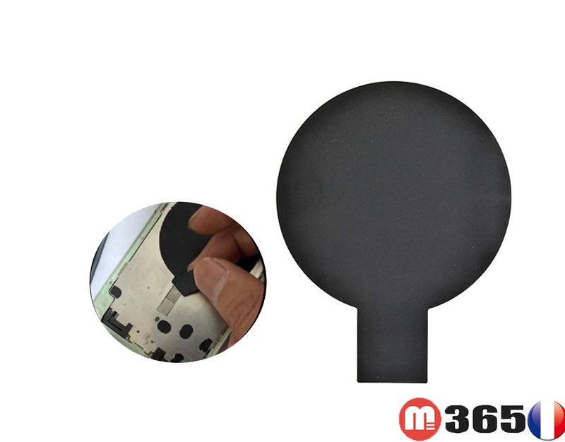 lot de 20 autocollant noir sous de facade arriere iphont series