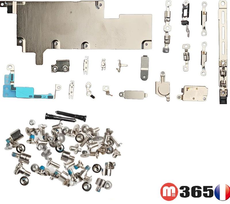 iphone 15 series Ensemble Petites Pièces Intérieures Supports fixation fer avec vis