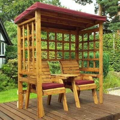 Twin Seat Arbour Burgundy