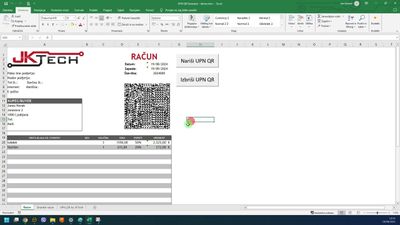 Excel UPN QR Generator - Slovenski - Neomejena licenca