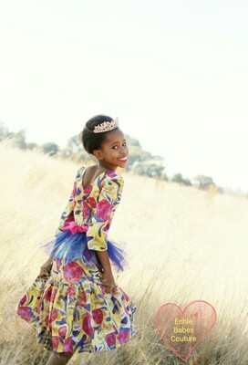 Princess Enhle java print summer dress