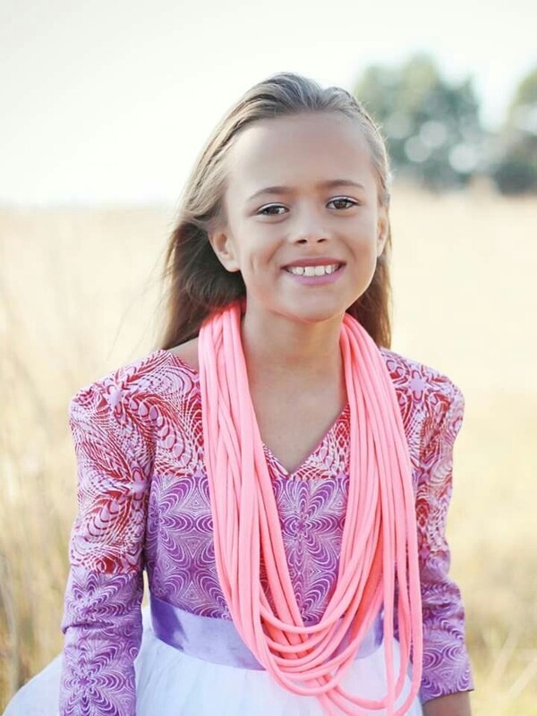 Fabric lumo neckpiece