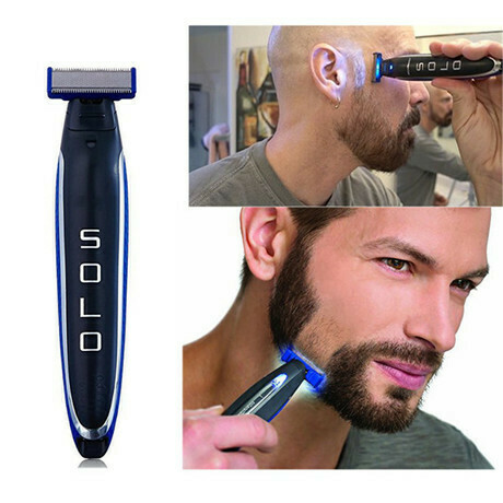 New multi-touch solo electric shaver
