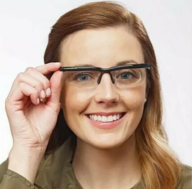 Adjustable dial vision glass