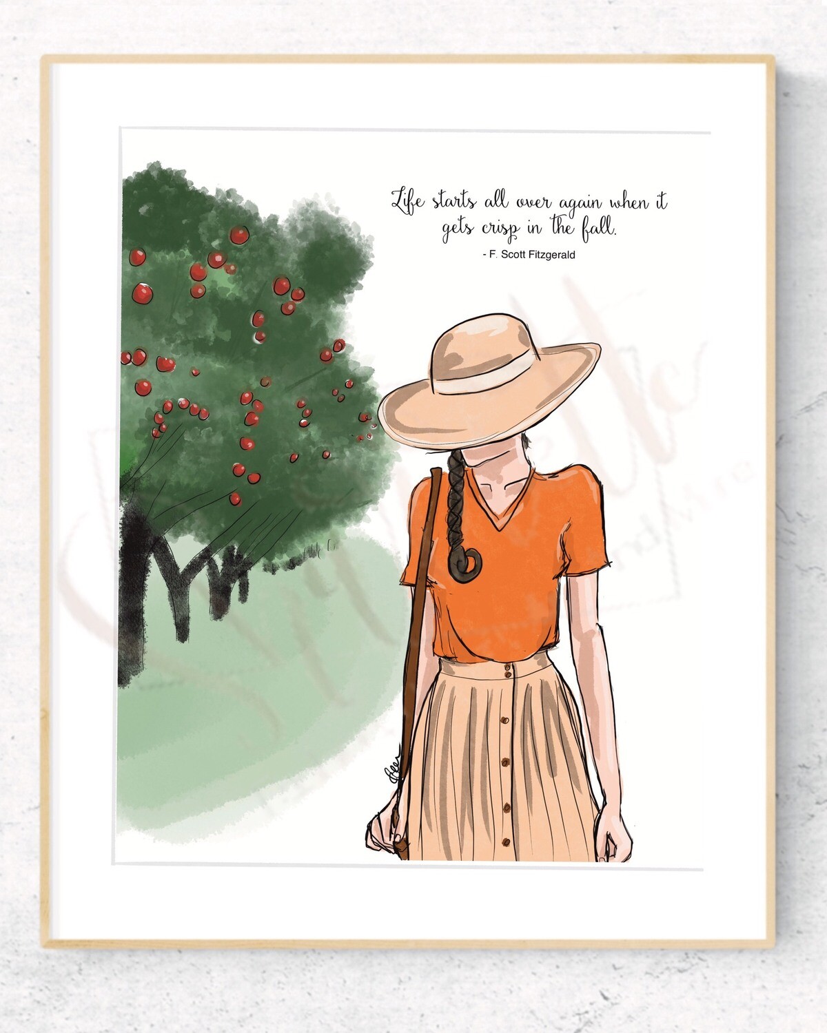 Original Fall Apple Harvest Print or Mug Original Fall Apple Harvest Print or Mug