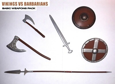 Viking vs Barbarian basic weapons pack