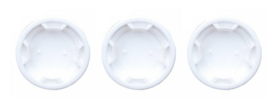 White Plugs - Pack of 3