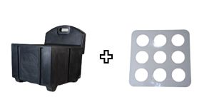 Black Haycube Mini & Trickle Feeder Grill - Large Hole