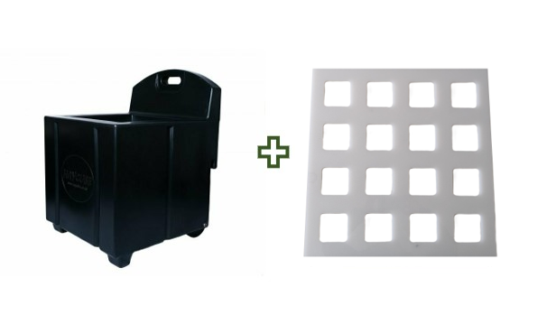 Black Haycube & Trickle Feeder Grill - Medium Hole Black Haycube & Trickle Feeder Grill - Medium Hole