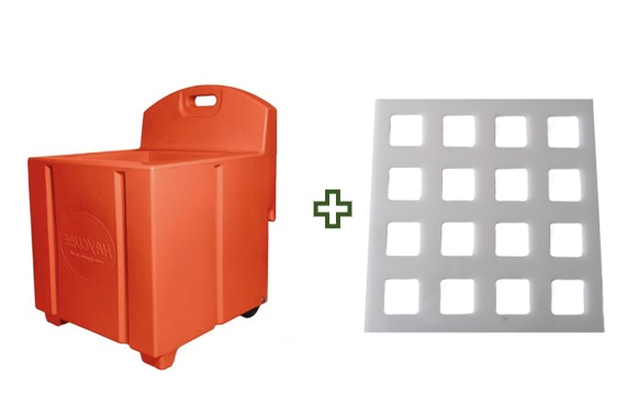 Orange Haycube & Trickle Feeder Grill - Medium Hole Orange Haycube & Trickle Feeder Grill - Medium Hole