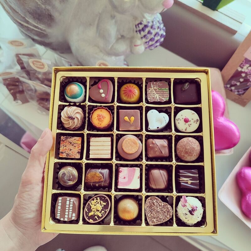 25 Pralinen | mit Alkohol 350g