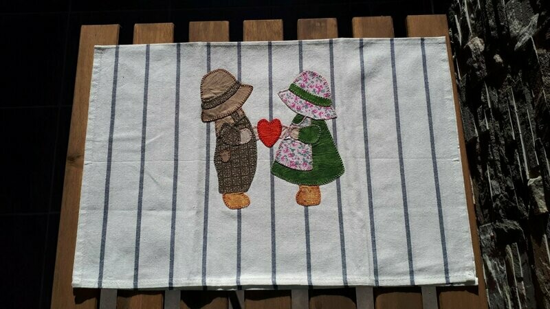 Drap de cuina parella de nens