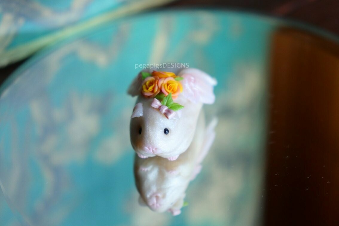 Pearl Pegapiggy "Peachy Roses"