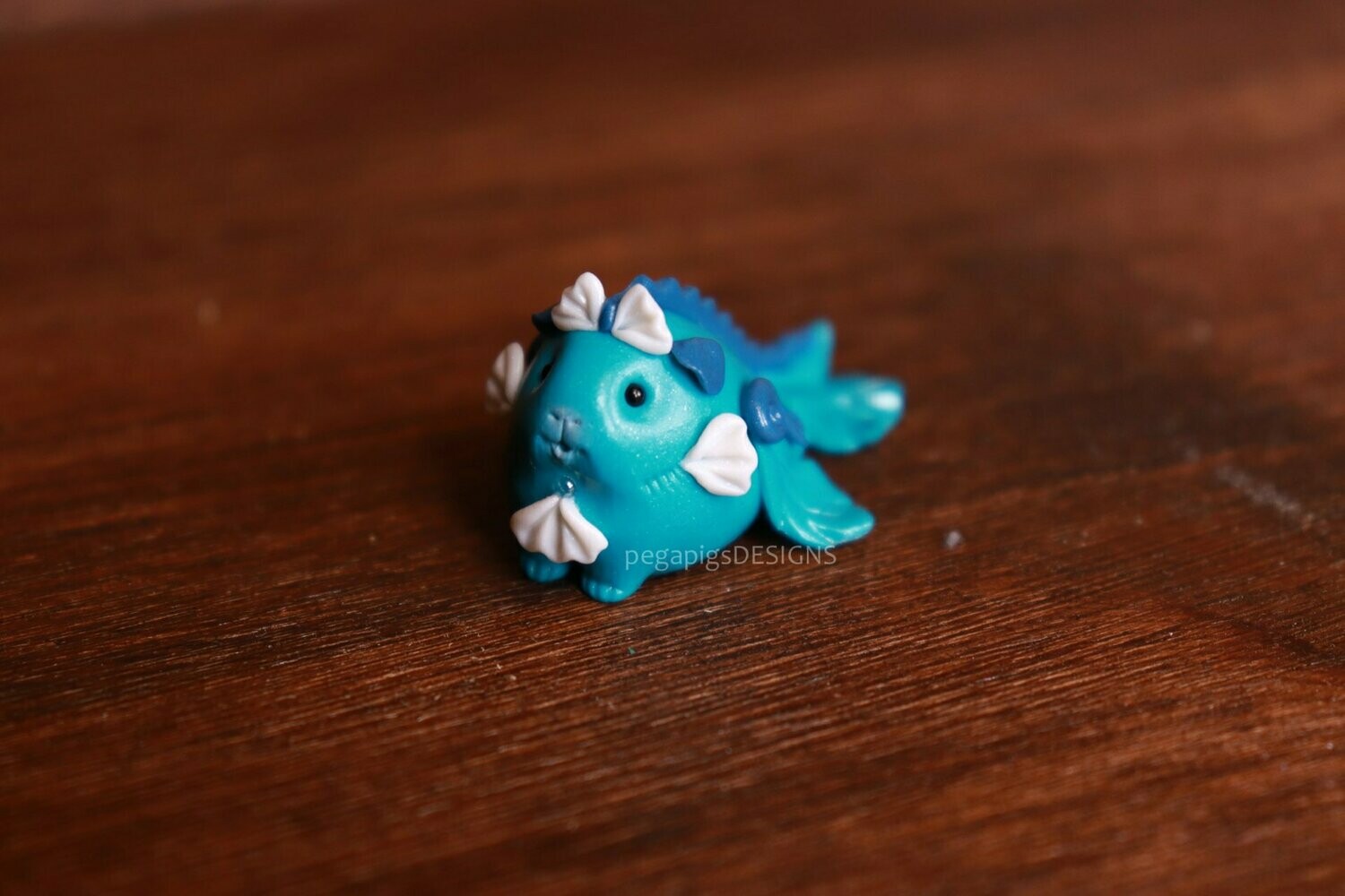 Mermapig blue/white