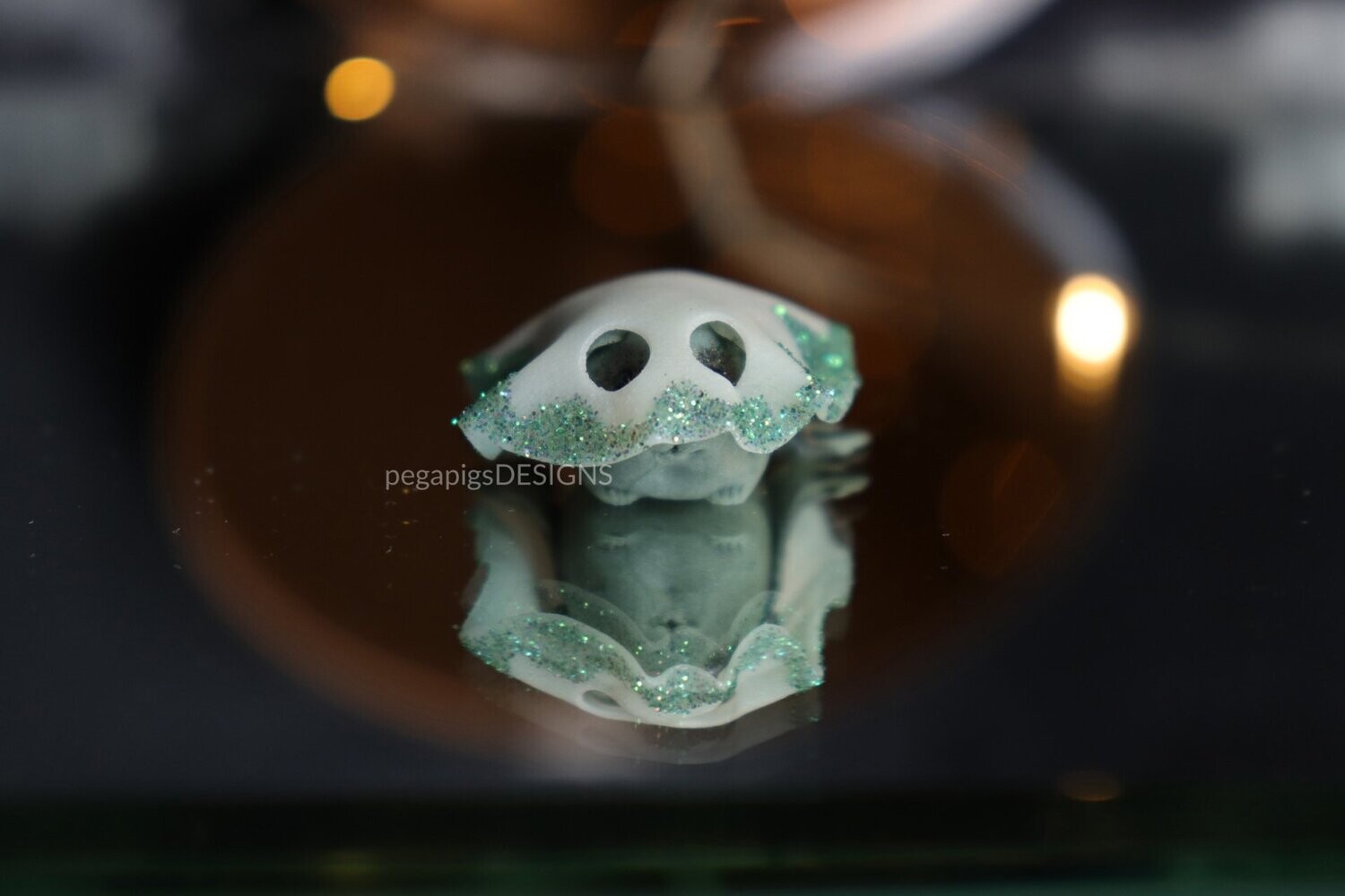 Ghost Mermapig - Grey (glows in the dark)