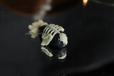 Skeleton Mermapig (glows in the dark)