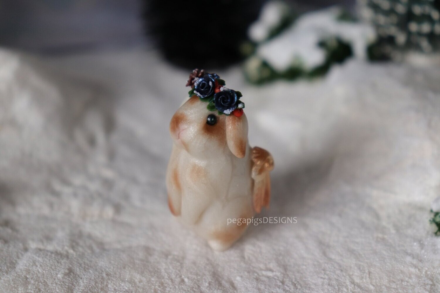 Pegabunny with flower crown