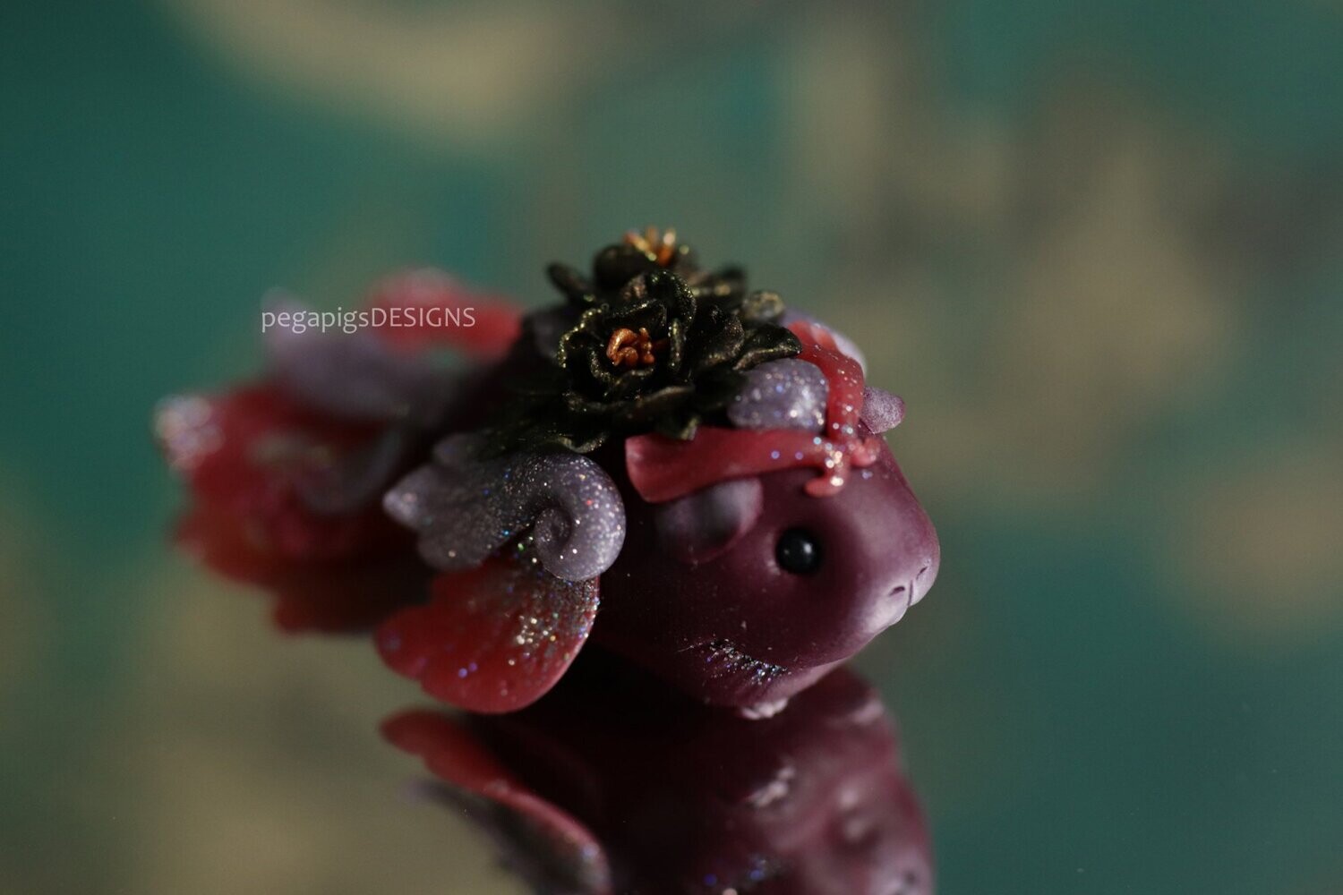 Floral Glitter Mermapig
