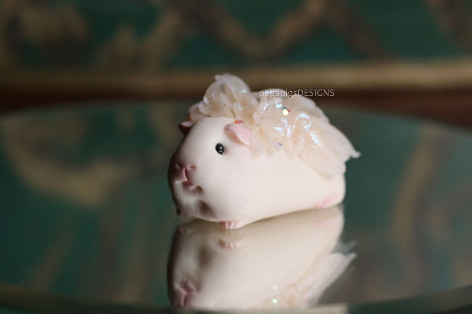 White Ice Flower Pegapiggy