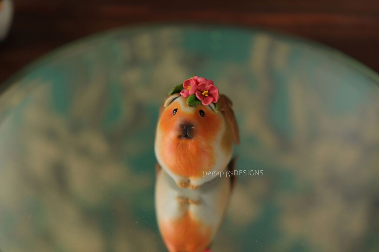 Robin Pegapiggy With Quince Blooms