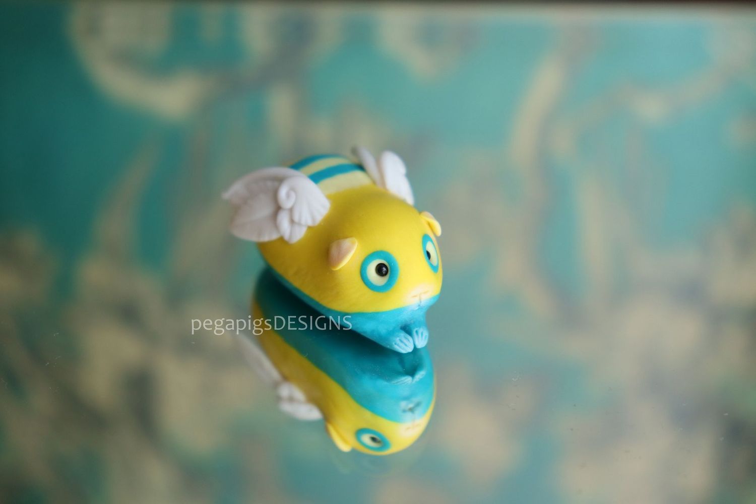 Stripey - pegapiggy figurine