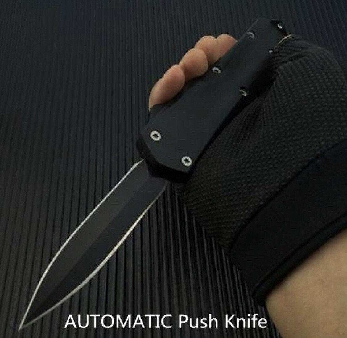 Tactical EDC Knife Spring Assisted Knives Fixed Blade Double Edge